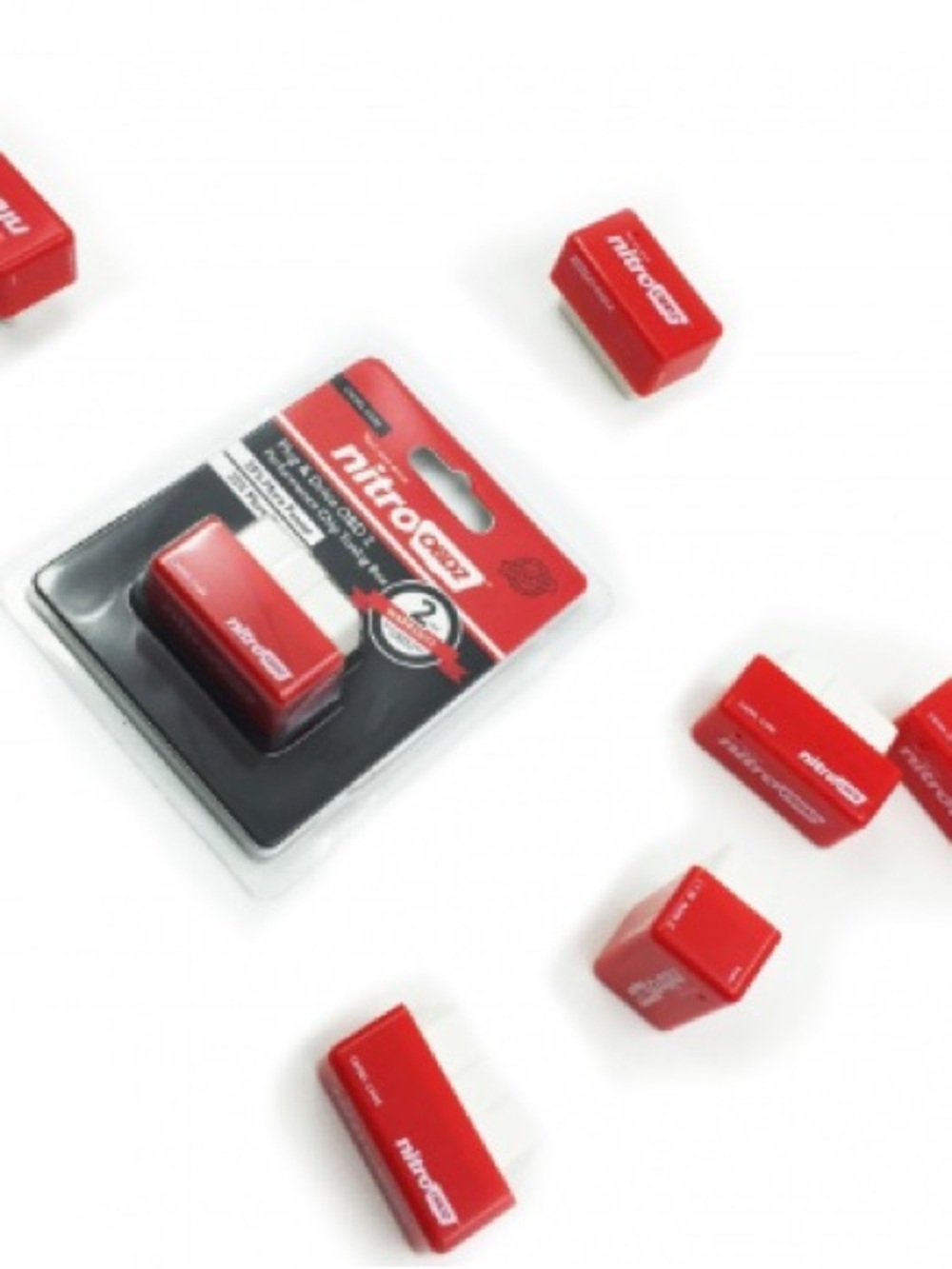 OBD2 Red Plug & Drive OBD2 Performance Chip Tuning Box - Picture 2 of 3